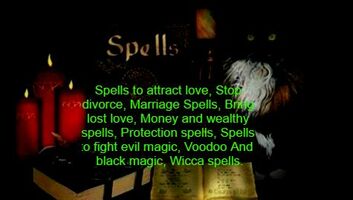 VOODOO LOVE SPELLS AND BLACK MAGIC